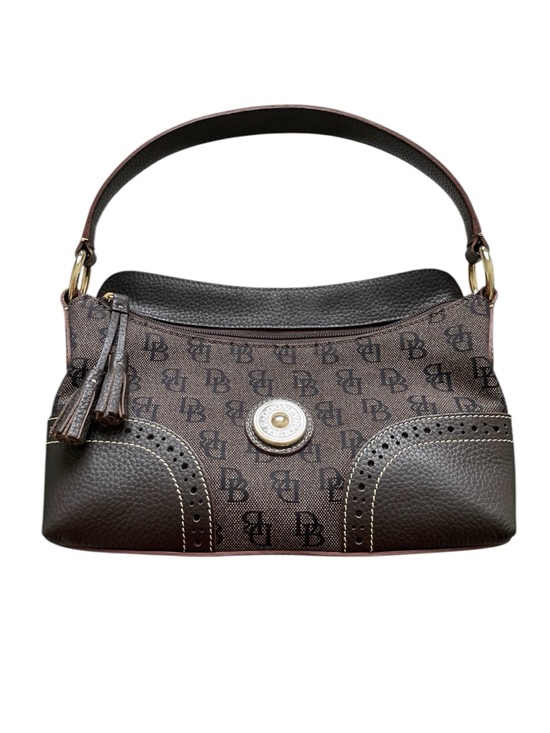 Dooney & Bourke Handbags - Dooney & Bourke Signature Jacquard and Leather Shoulder Bag